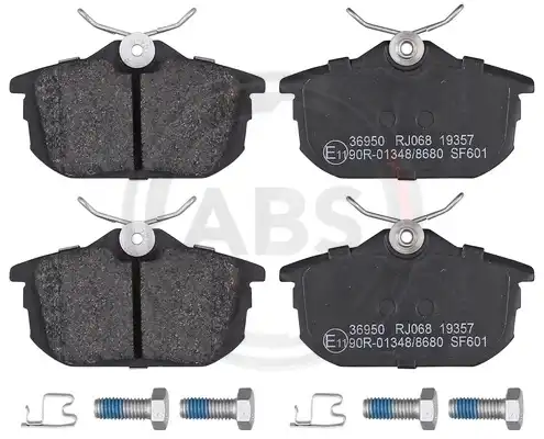 Тормозные колодки дисковые задняя ось A.B.S. 36950