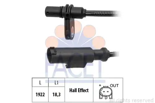 Датчик ABS FACET 21.0242
