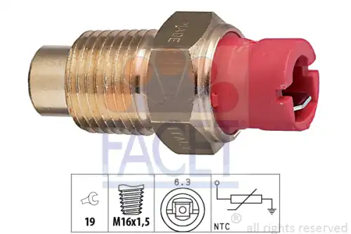 Датчик температуры автомобильный FACET 7.3132