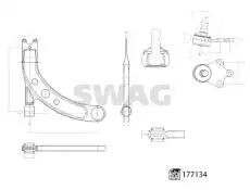 Рычаг подвески SWAG 33 10 3924