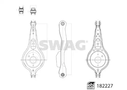Рычаг подвески SWAG 33 10 8556