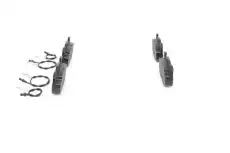 Тормозные колодки дисковые BOSCH 0 986 461 763