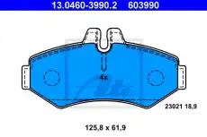 Тормозные колодки дисковые ATE 13.0460-3990.2