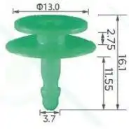 AK999148 Клипса пластиковая AUTOKREP