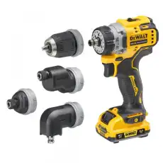 '12В дрель-шуруповерт + насадки, 3Ач' DCD703L2T-QW DeWalt