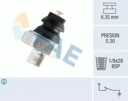 датчик давления масла!\ Mazda 323/626 1.3-2.2i/1.7D/2.0D <98 12240 FAE