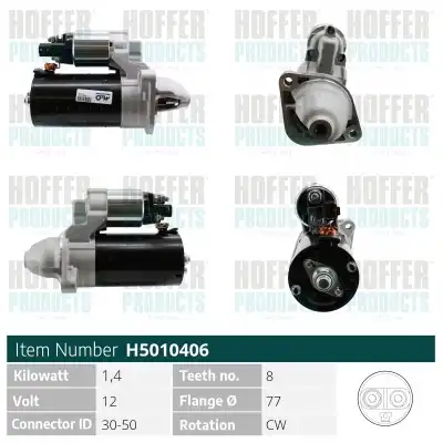 Стартер HOFFER H5010406
