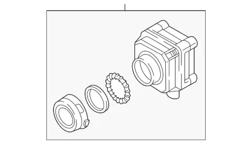 Камера системы night vision 4G0980552B VAG