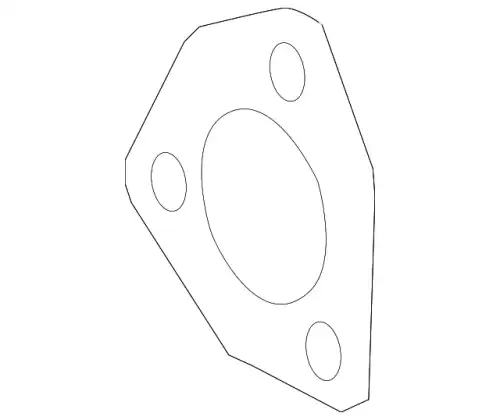 ПРОКЛАДКА ВЫПУСКА PORSCHE 18-> 8W0253115D