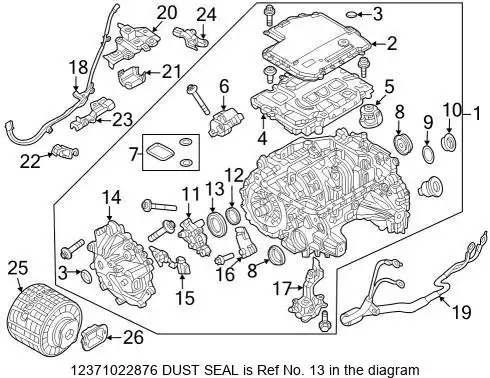 dust seal ! \BMW 12 37 1 022 876
