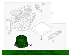 Отопитель воздушный NISSAN 272206RF0A