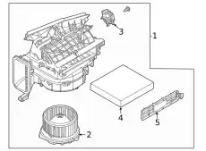 Отопитель воздушный NISSAN 272206RF0A