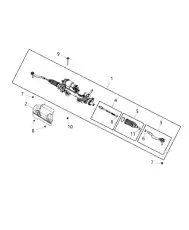 Рулевая тяга MOPAR 68318140AA