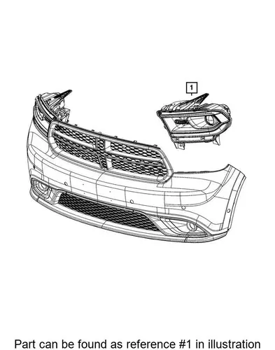 Фара MOPAR 68299131AH