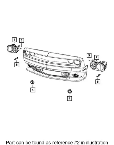 Фара MOPAR 68323331AD