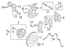 Ступица FORD LB5Z1104E