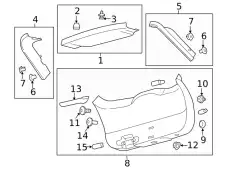 MOULDING FA1Z5842411AT FORD