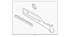 MOULDING - DOOR OUTSIDE LB5Z7825556BB FORD