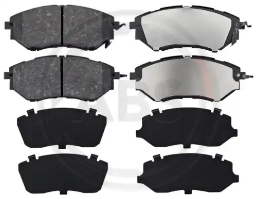 Тормозные колодки дисковые передняя ось A.B.S. 37502