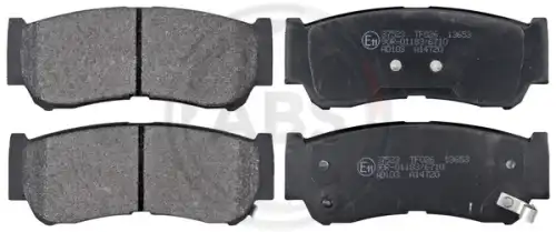 Тормозные колодки дисковые задняя ось A.B.S. 37523