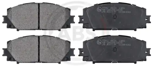 Тормозные колодки дисковые передняя ось A.B.S. 37542