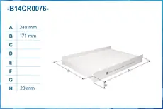 Салонный фильтр CWORKS B14CR0076