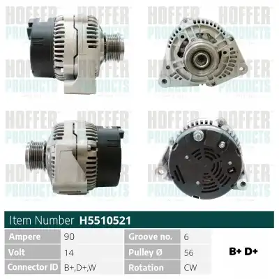 Генератор HOFFER H5510521