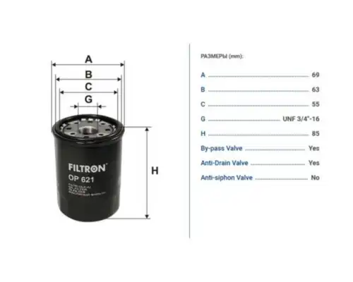 Фильтр масляный BLUE PRINT ADK82102
