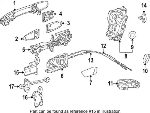 ПЕТЛЯ ДВЕРИ 6876020122 SUBARU