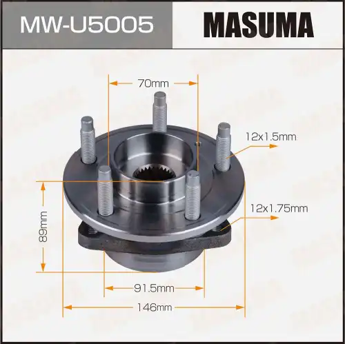 Ступица MASUMA MWU5005