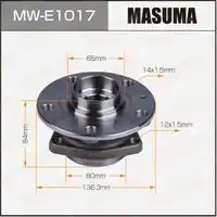 Ступица MASUMA MWE1017