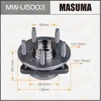 Ступица MASUMA MWU5003
