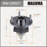 Ступица MASUMA MWU5501