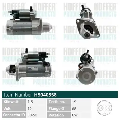 Стартер HOFFER H5040558