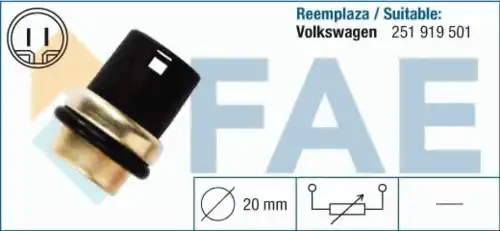 Датчик температуры автомобильный FAE 33610