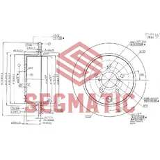 Тормозной диск SEGMATIC SBD30093229