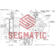 Тормозной диск SEGMATIC SBD30093230