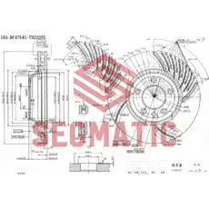 Тормозной диск SEGMATIC SBD30093234