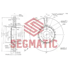 Тормозной диск SEGMATIC SBD30093240