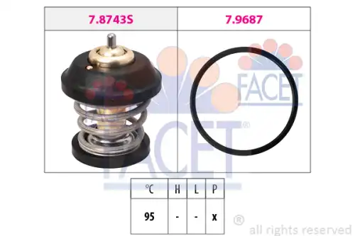 Термостат системы охлаждения FACET 7.8799