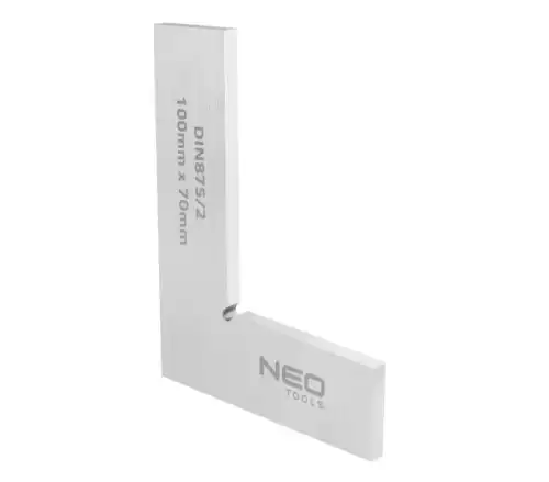 NEO Tools Угольник прецизионный DIN875/2 100x70 мм 72-021