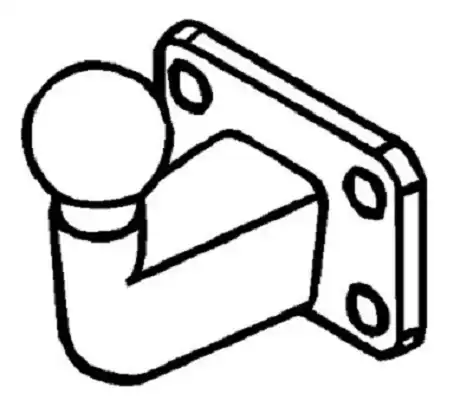 Фаркоп ORIS 045-272 фланцевый 3000 кг./ 120 кг.