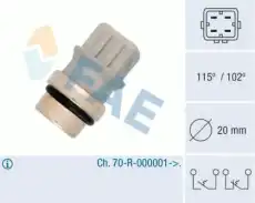 Датчик температуры автомобильные FAE 35585
