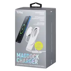 ЗУ б/провод MagDock Charger 15W silv TFN-QI17 TFN