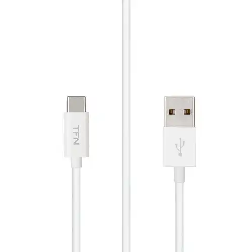 кабель TypeC 1.0m TPE white TFN-CUSBCUSB1MTPWH TFN