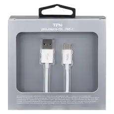 кабель TypeC 2.0m TPE white TFN-CUSBCUSB2MTPWH TFN