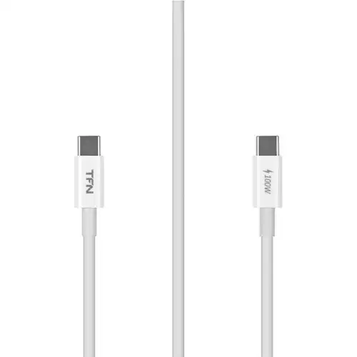 кабель TypeC-TypeC 2.0m TPE white TFN-CUSBCC2MTPWH TFN
