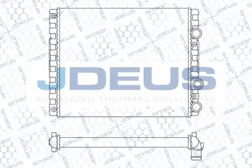 Радиатор системы охлаждения двигателя J. DEUS M-0300400