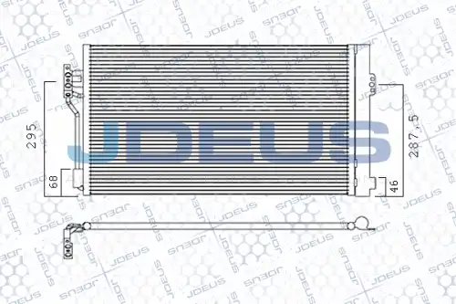 Конденсатор, кондиционер M-7171130 J. DEUS