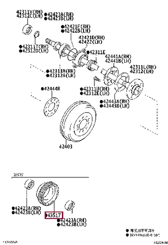 Pотоp 4351771010 TOYOTA / LEXUS